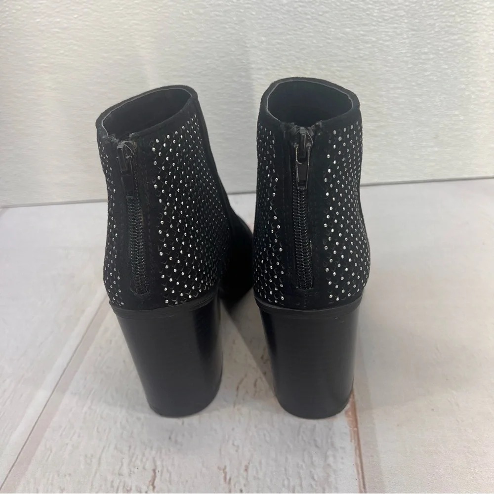 Madden NYC Women's Rain Zip Up‎ High Heel Ankle Boots Black Size 9
